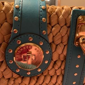 Vintage and authentic Michael Kors straw purse